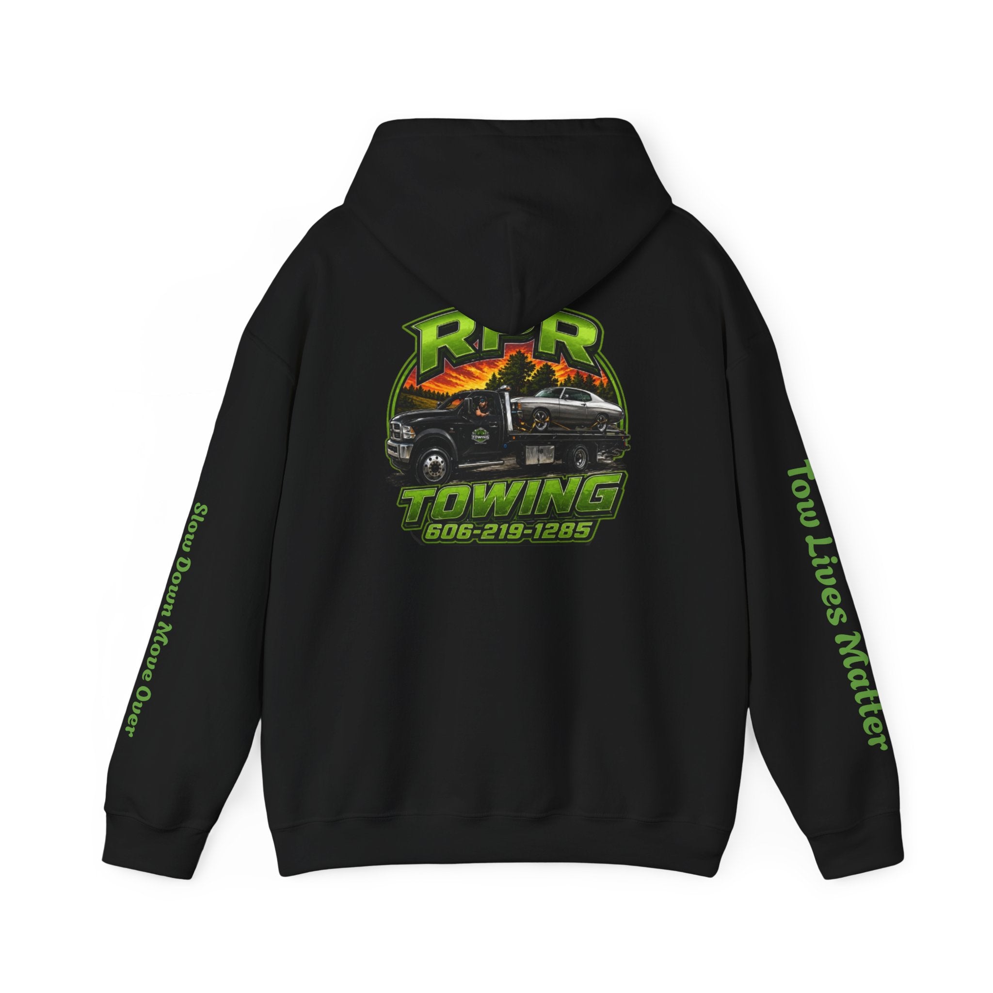 Tow Truck Hoodie — "Tow Lives Matter" RPR Towing Logo Pullover