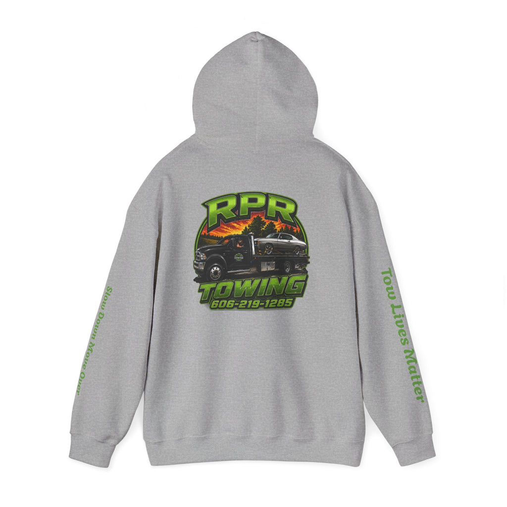 Tow Truck Hoodie — "Tow Lives Matter" RPR Towing Logo Pullover