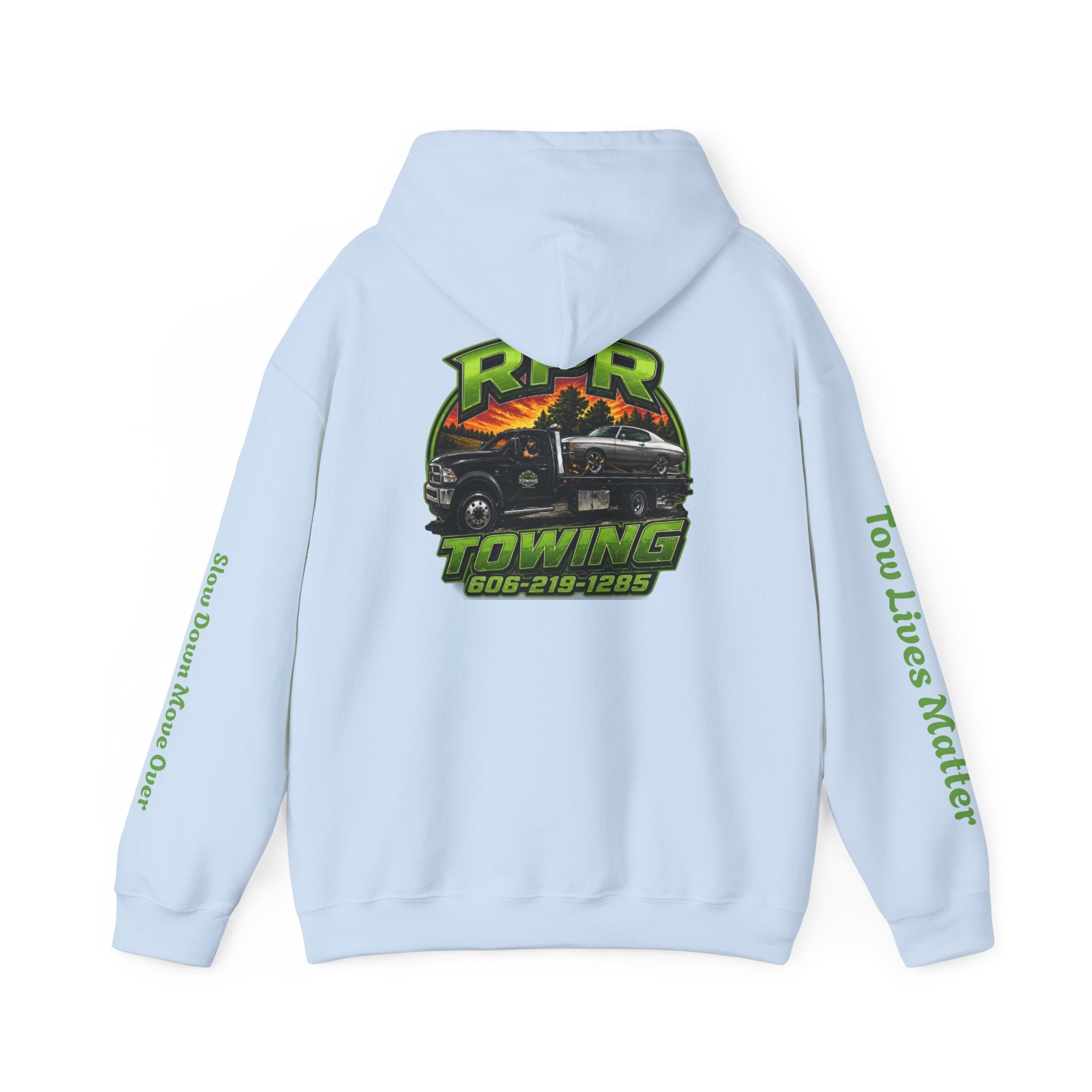 Tow Truck Hoodie — "Tow Lives Matter" RPR Towing Logo Pullover