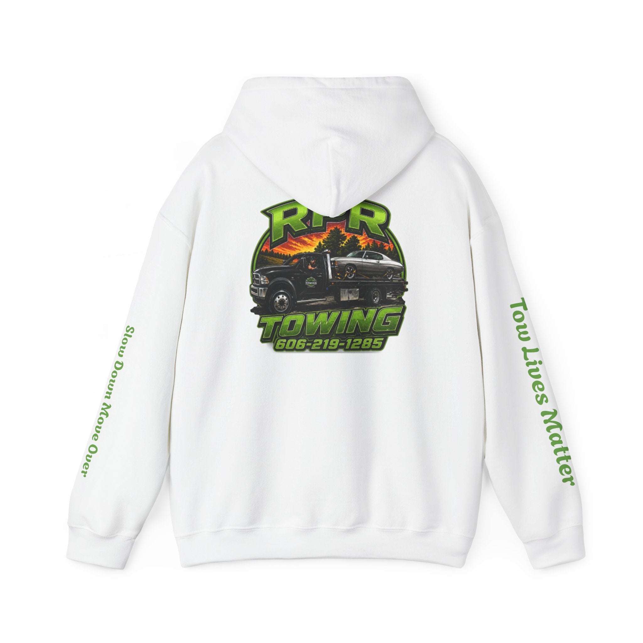Tow Truck Hoodie — "Tow Lives Matter" RPR Towing Logo Pullover