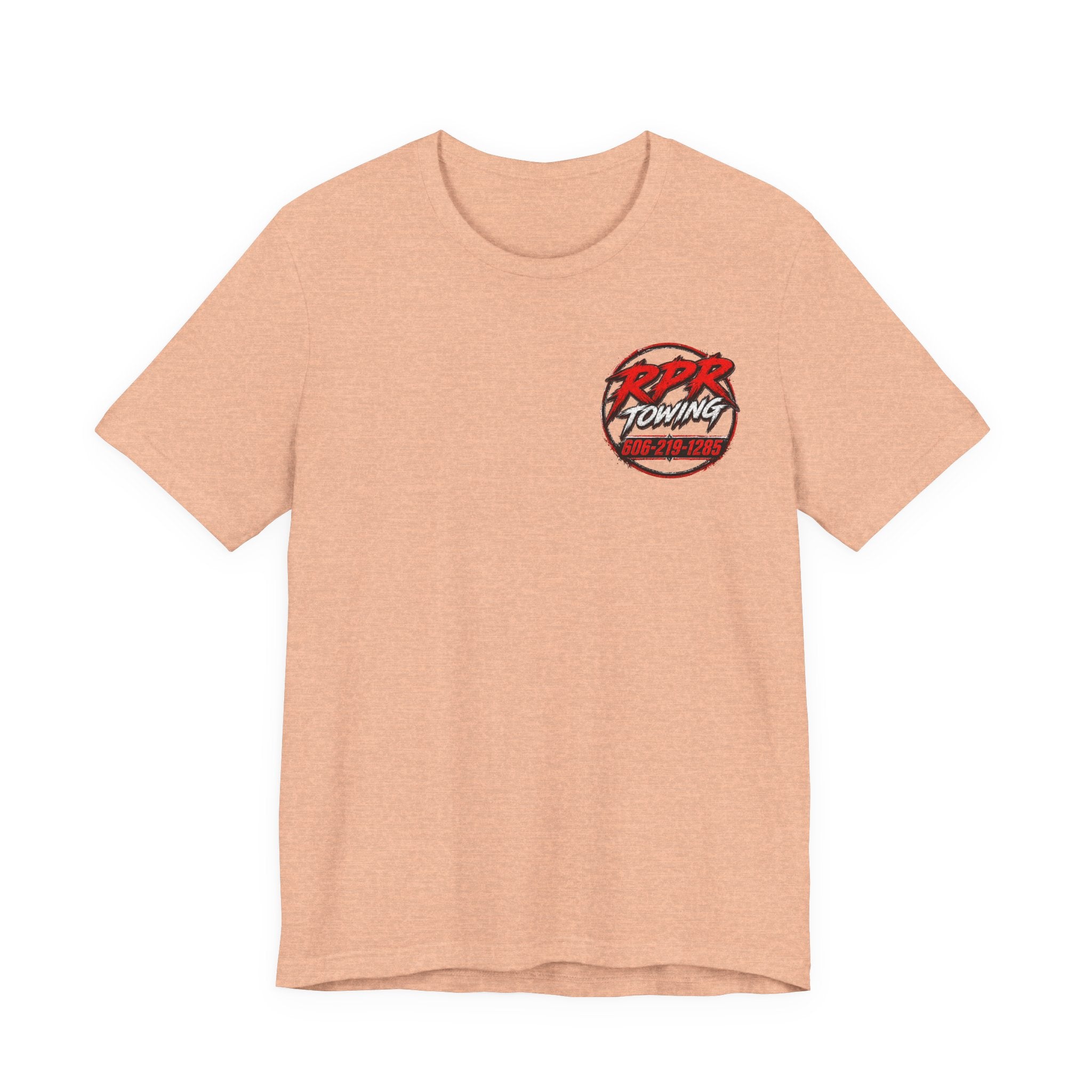 T-Shirt — RPR Towing Vintage Tow Truck Logo Tee (Includes Phone Number)