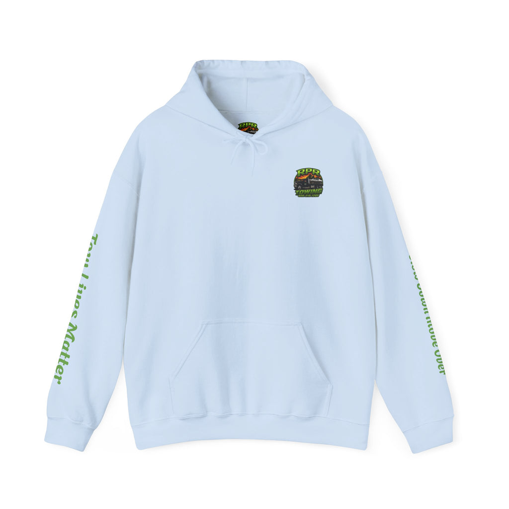 Tow Truck Hoodie — "Tow Lives Matter" RPR Towing Logo Pullover