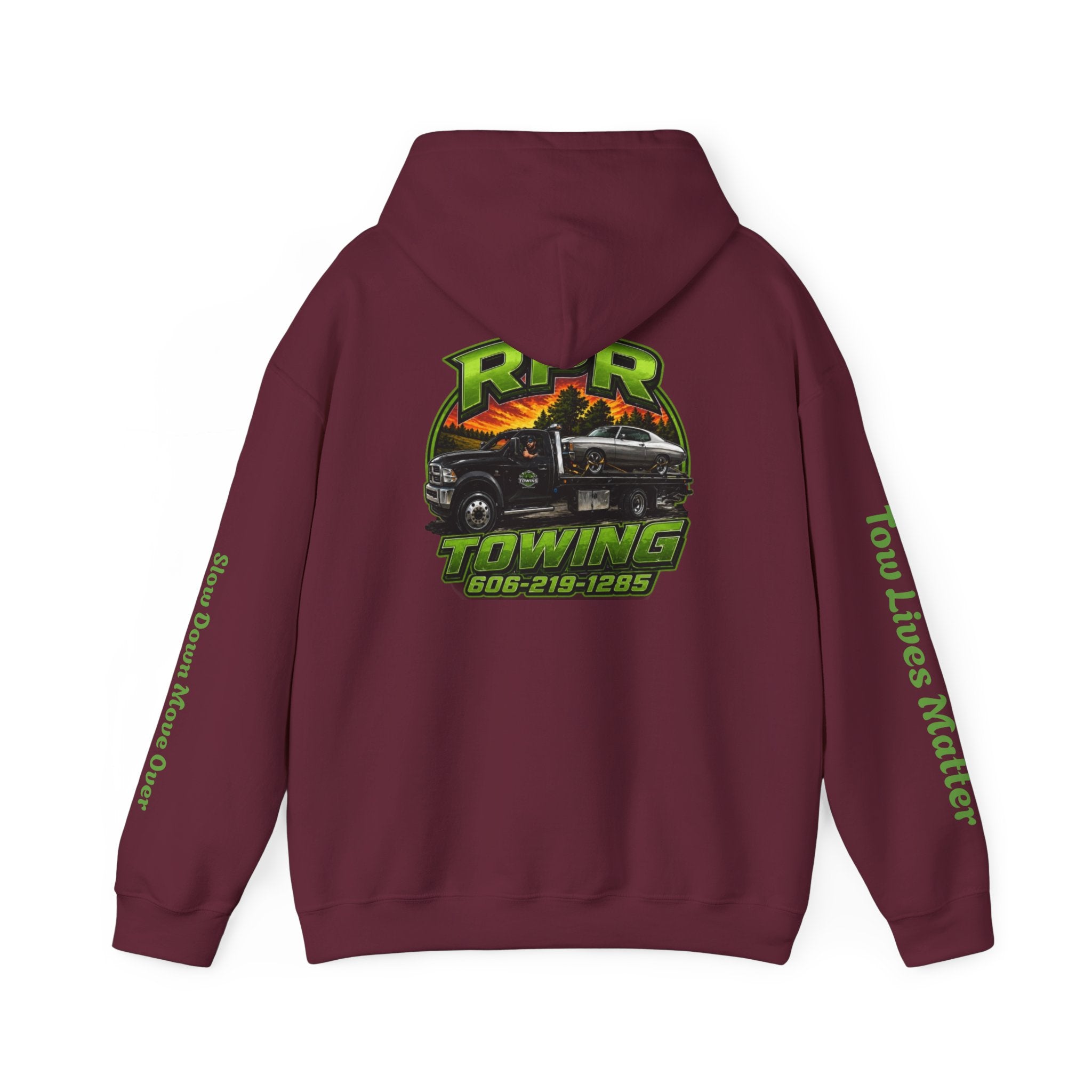 Tow Truck Hoodie — "Tow Lives Matter" RPR Towing Logo Pullover