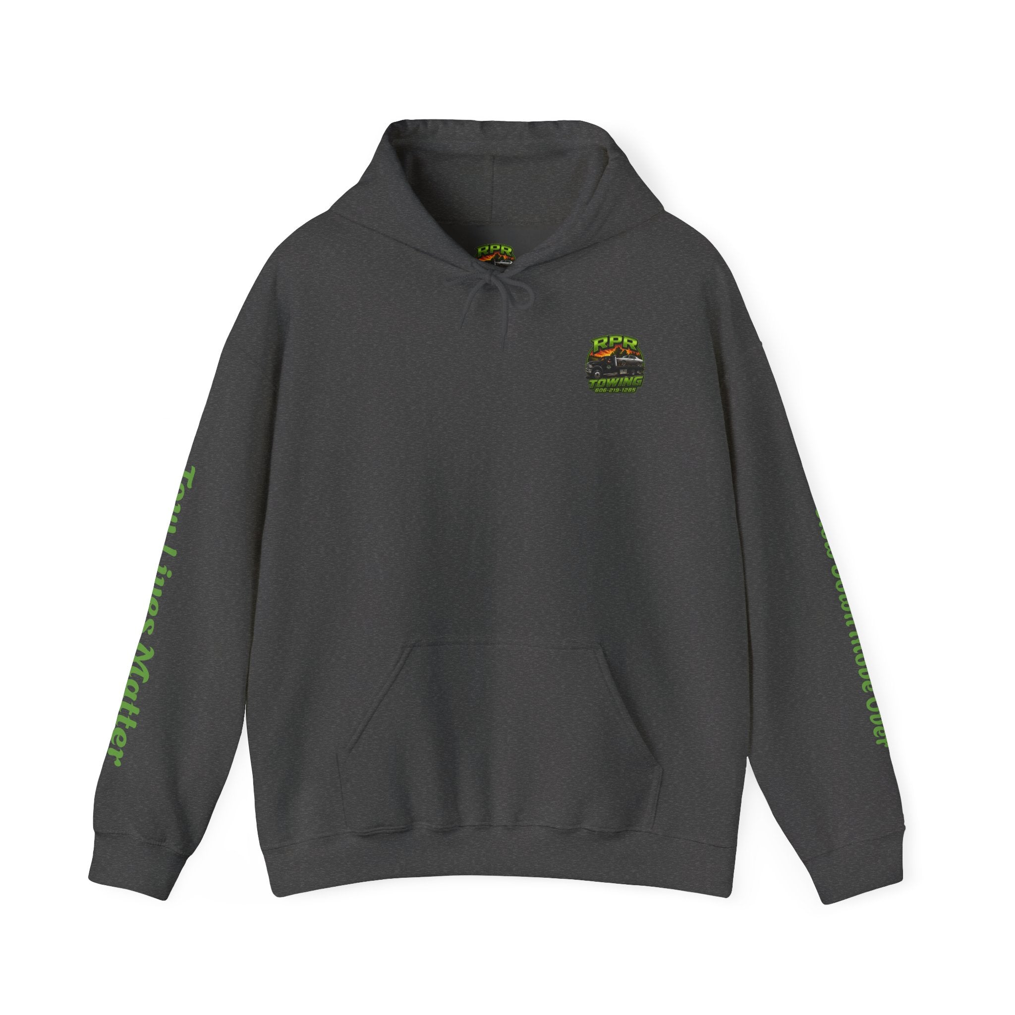 Tow Truck Hoodie — "Tow Lives Matter" RPR Towing Logo Pullover