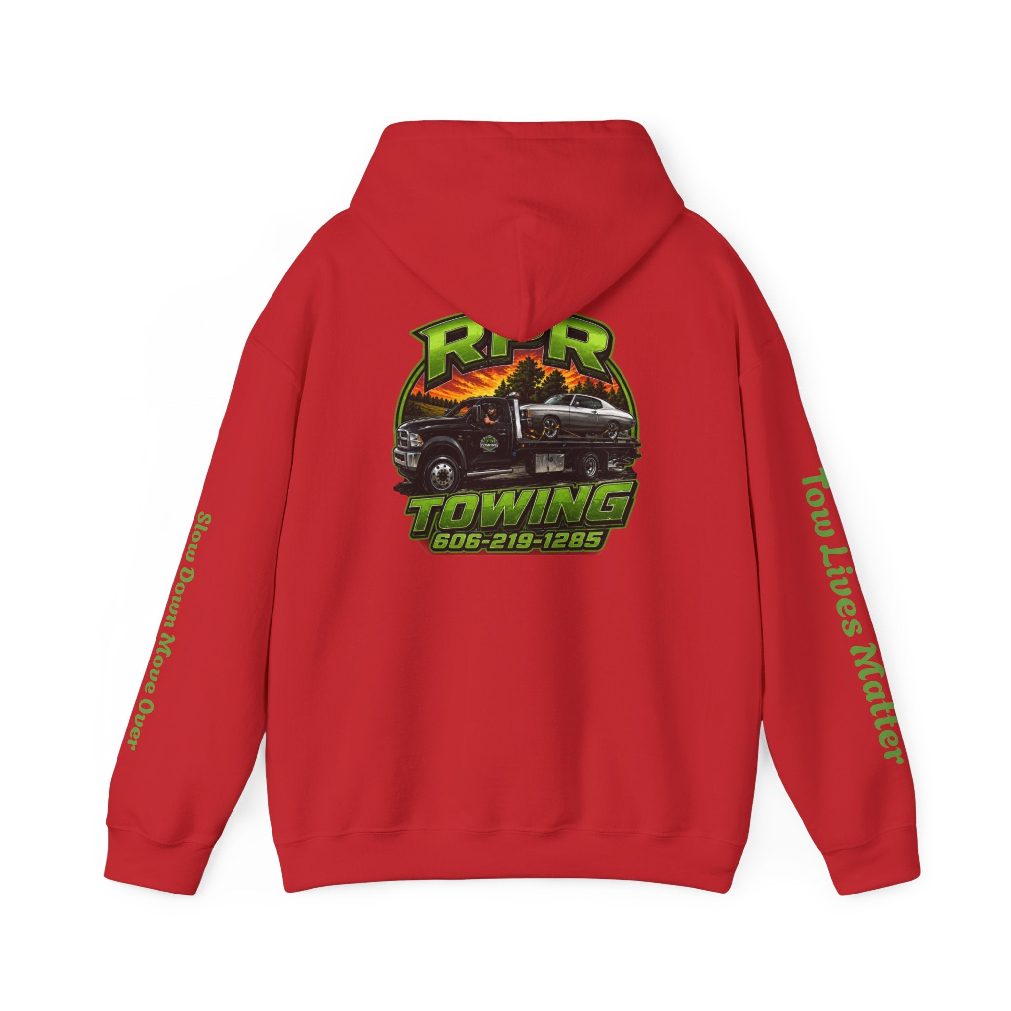 Tow Truck Hoodie — "Tow Lives Matter" RPR Towing Logo Pullover