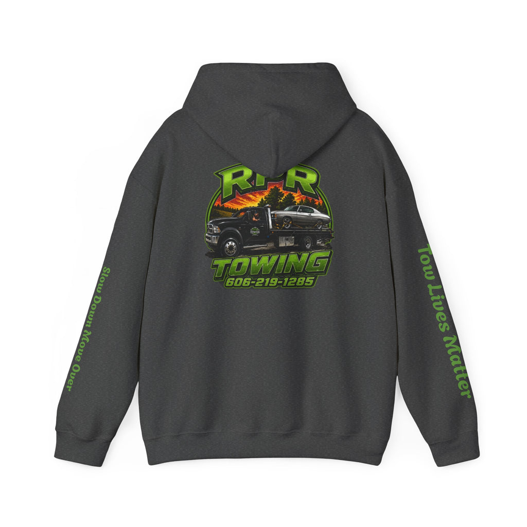 Tow Truck Hoodie — "Tow Lives Matter" RPR Towing Logo Pullover