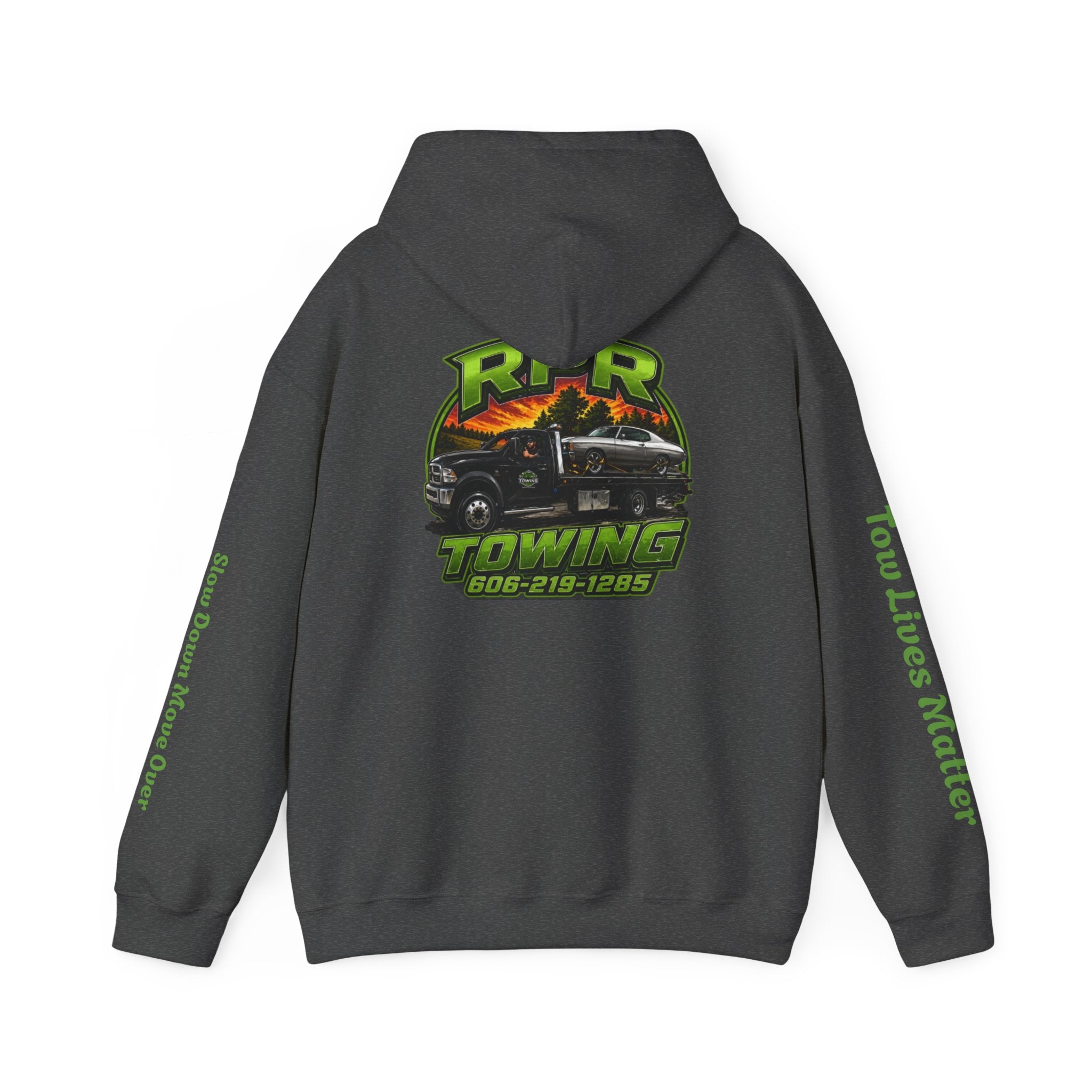 Tow Truck Hoodie — "Tow Lives Matter" RPR Towing Logo Pullover