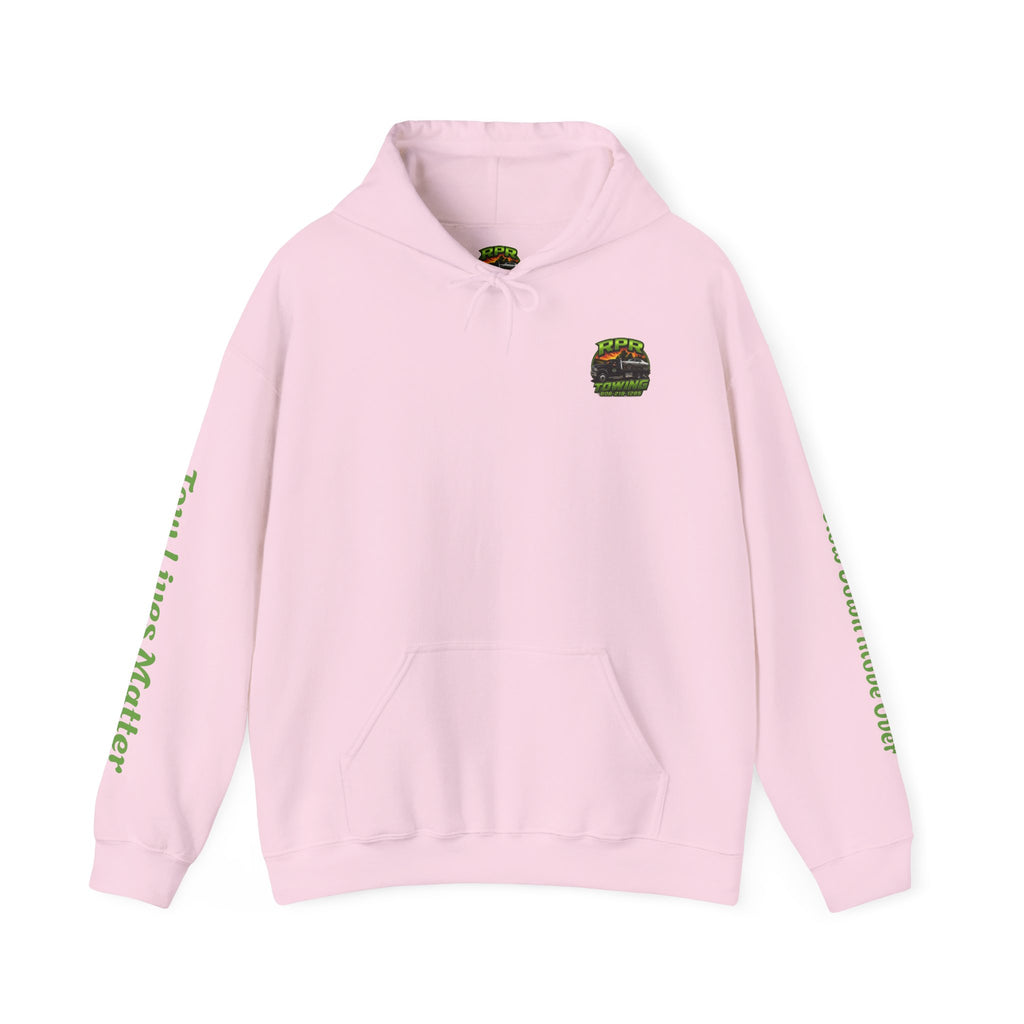 Tow Truck Hoodie — "Tow Lives Matter" RPR Towing Logo Pullover