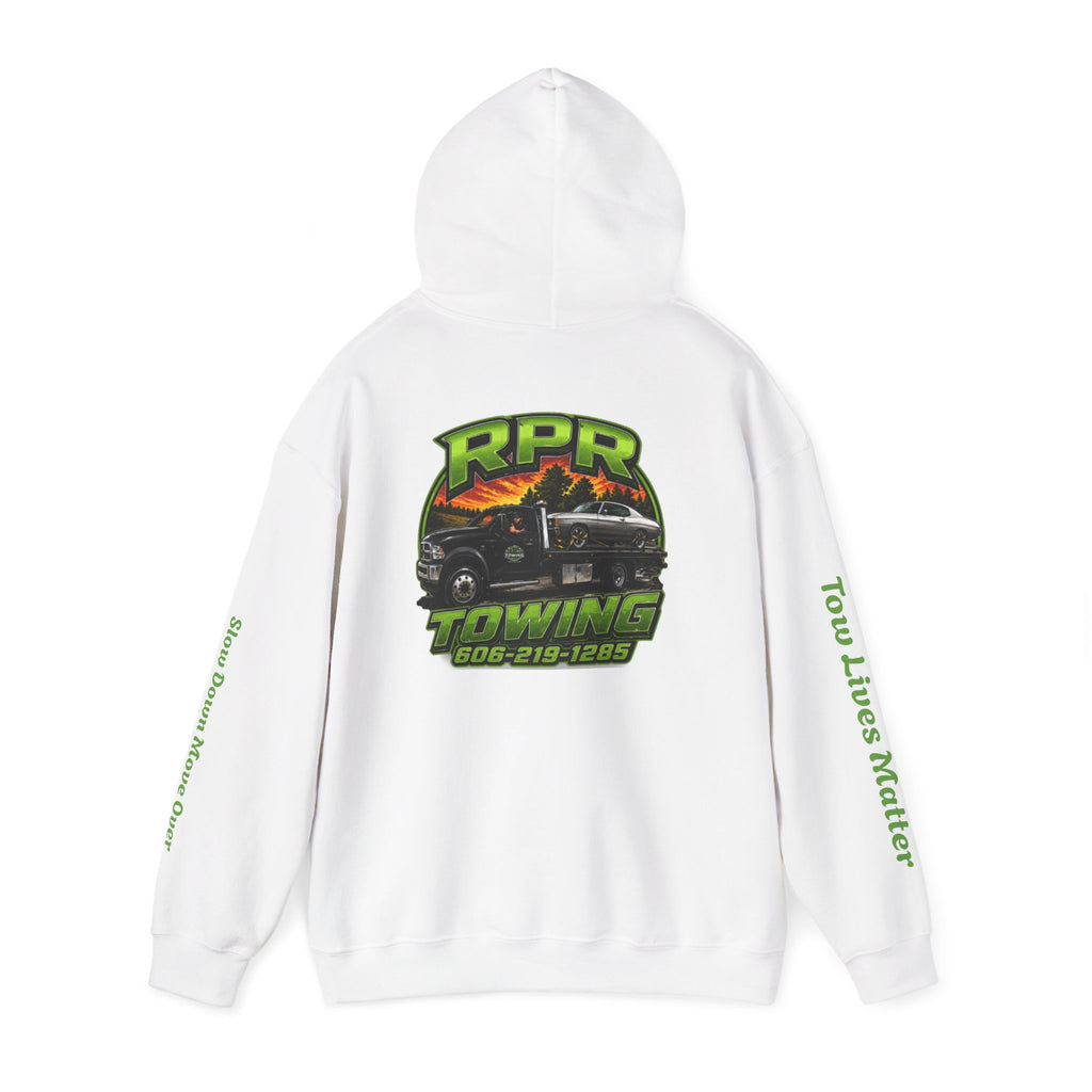 Tow Truck Hoodie — "Tow Lives Matter" RPR Towing Logo Pullover