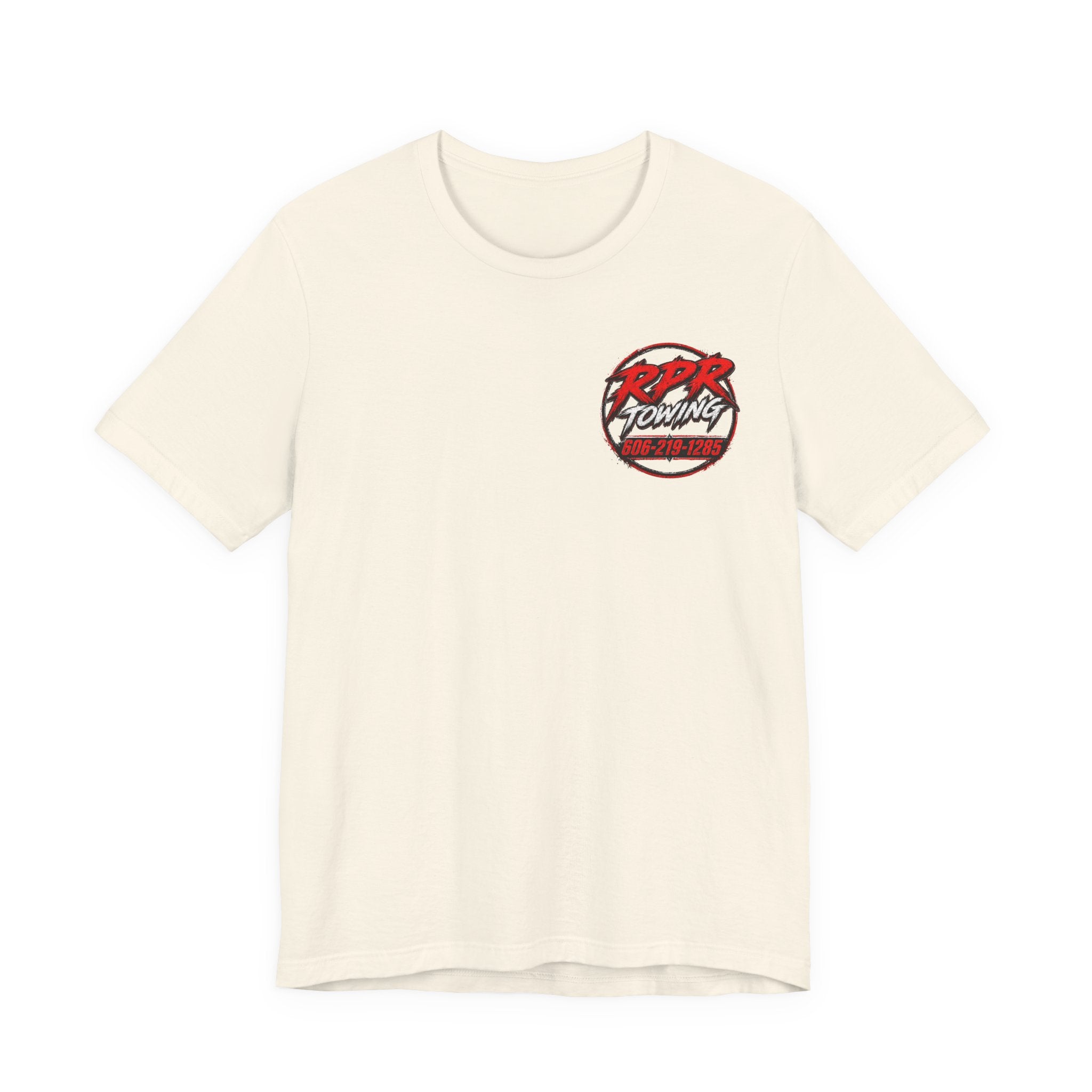 T-Shirt — RPR Towing Vintage Tow Truck Logo Tee (Includes Phone Number)
