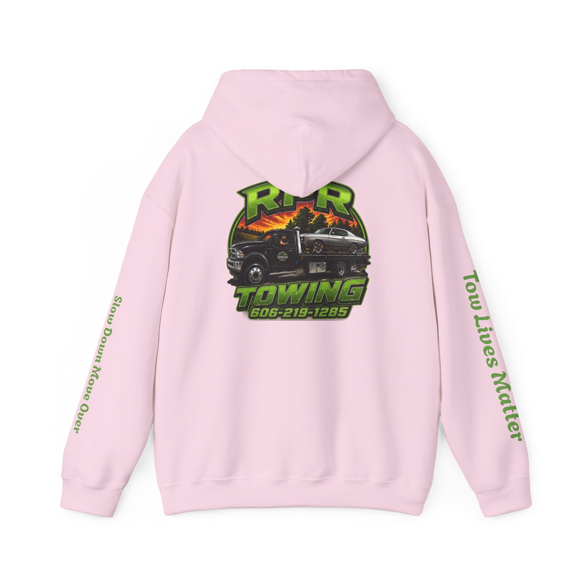 Tow Truck Hoodie — "Tow Lives Matter" RPR Towing Logo Pullover