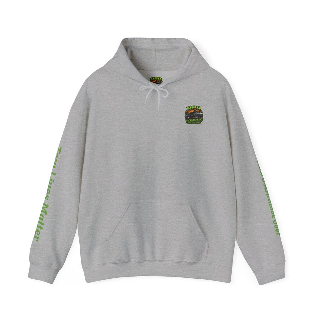 Tow Truck Hoodie — "Tow Lives Matter" RPR Towing Logo Pullover