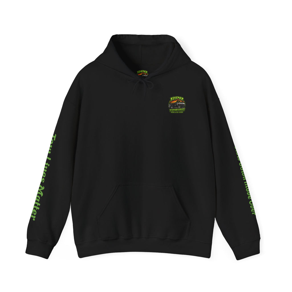Tow Truck Hoodie — "Tow Lives Matter" RPR Towing Logo Pullover