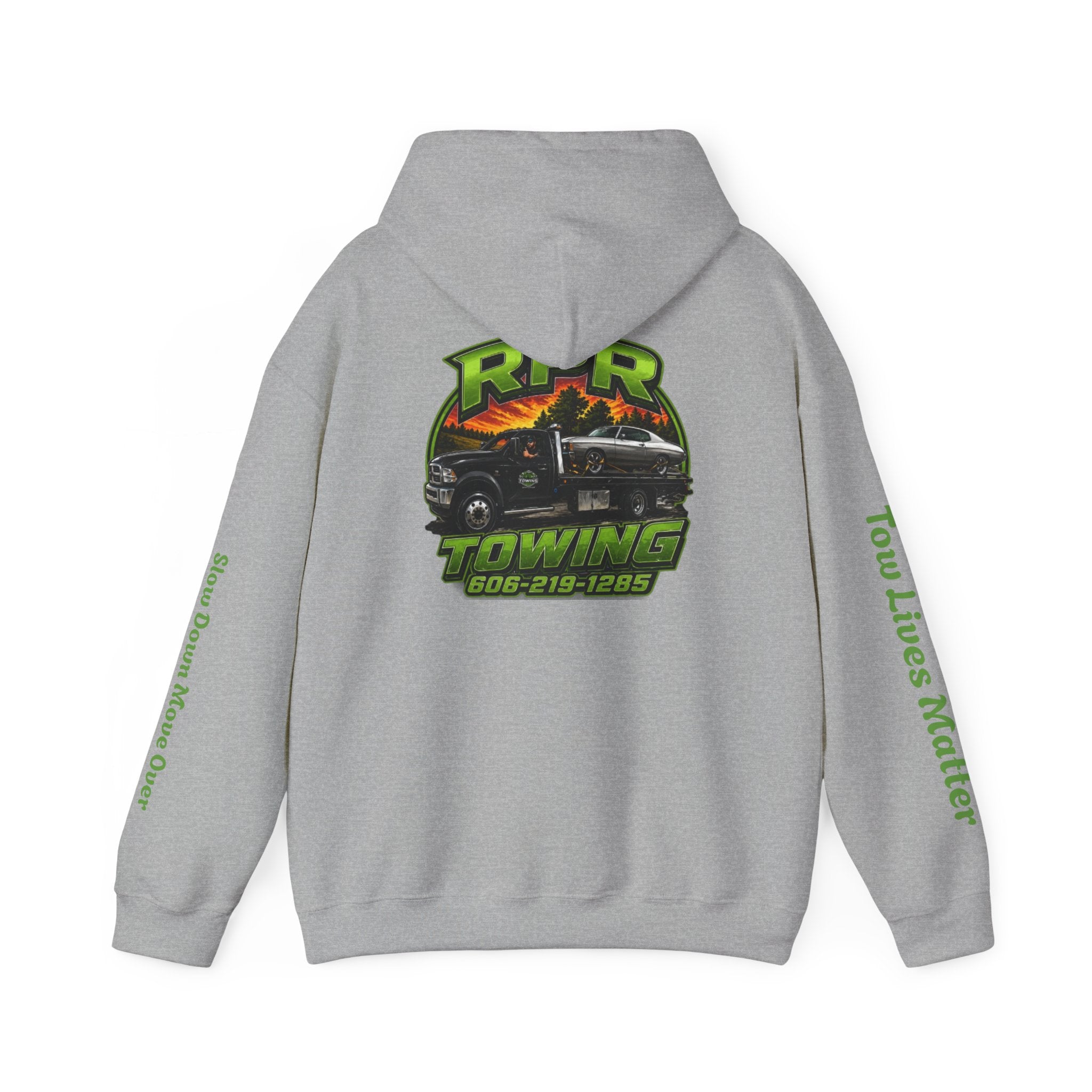 Tow Truck Hoodie — "Tow Lives Matter" RPR Towing Logo Pullover