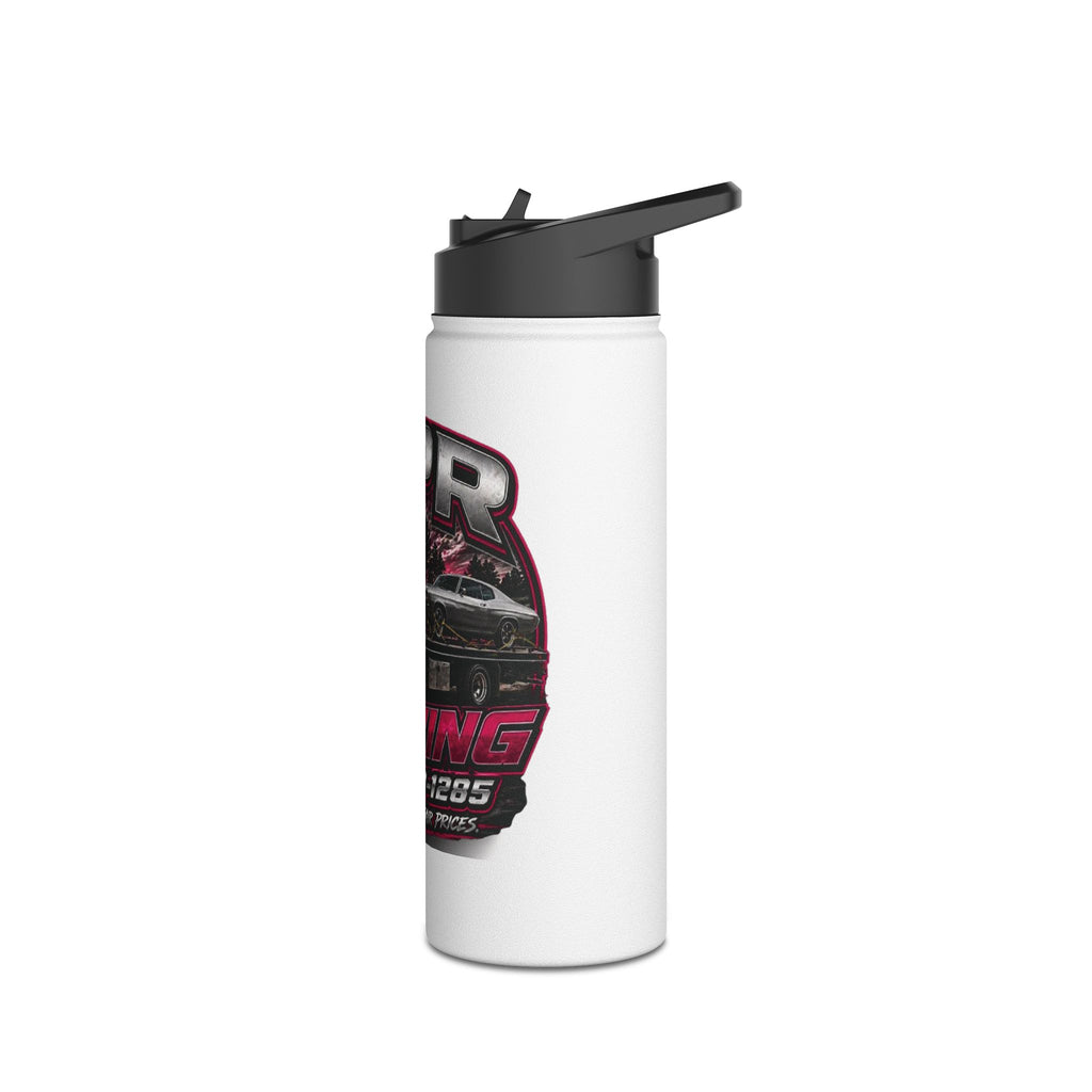 Towing Company Stainless Steel Water Bottle — Custom Tow Truck Logo