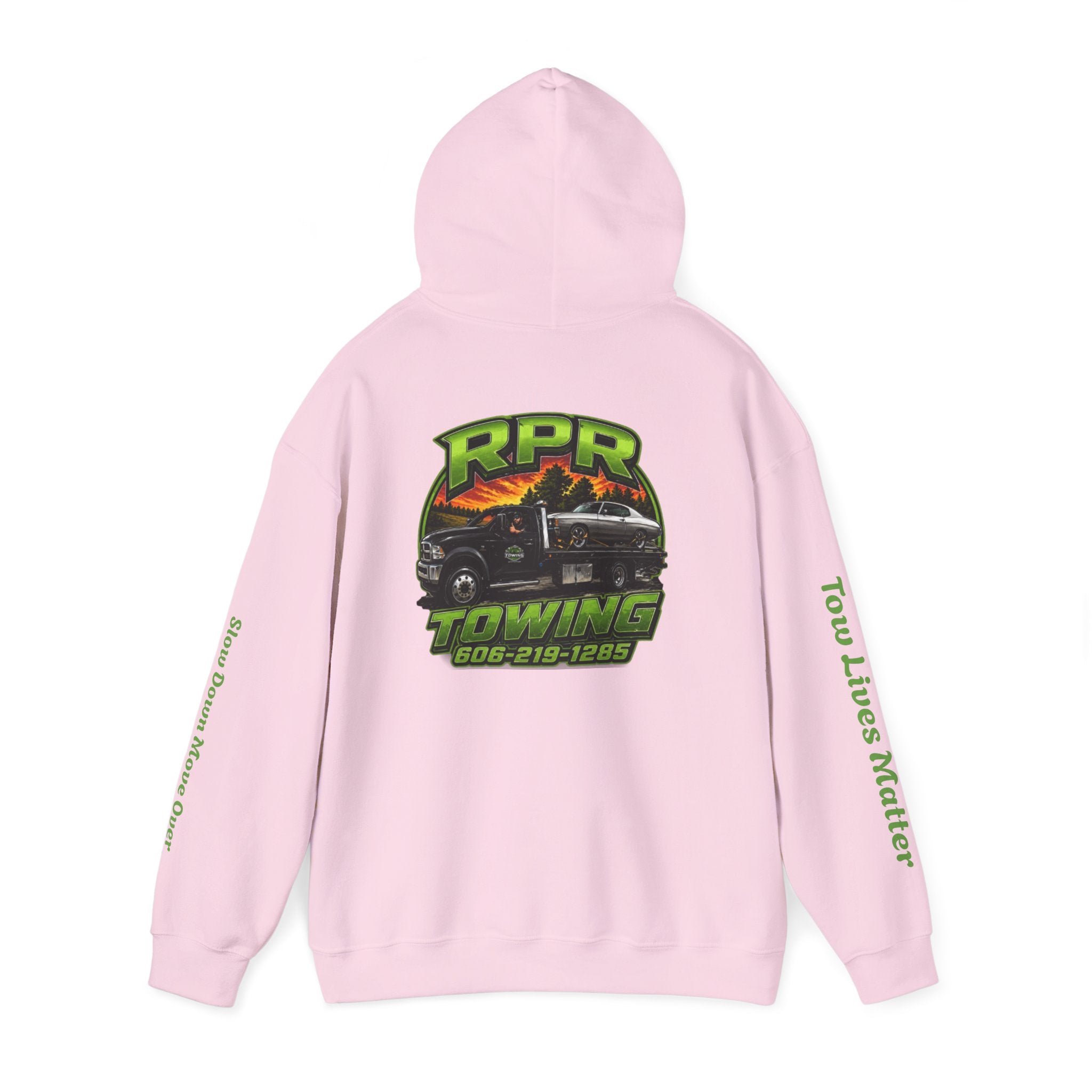 Tow Truck Hoodie — "Tow Lives Matter" RPR Towing Logo Pullover