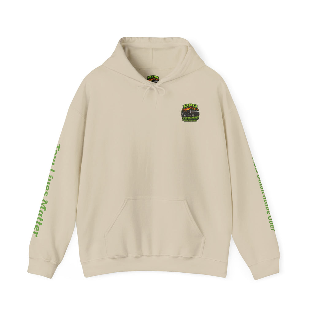Tow Truck Hoodie — "Tow Lives Matter" RPR Towing Logo Pullover