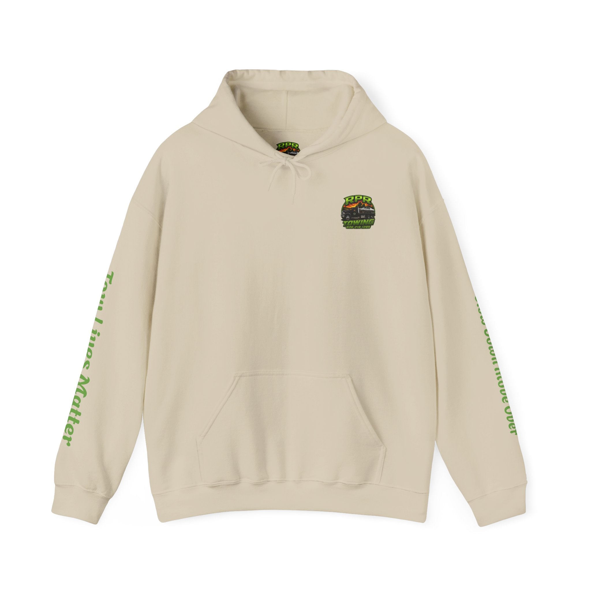 Tow Truck Hoodie — "Tow Lives Matter" RPR Towing Logo Pullover
