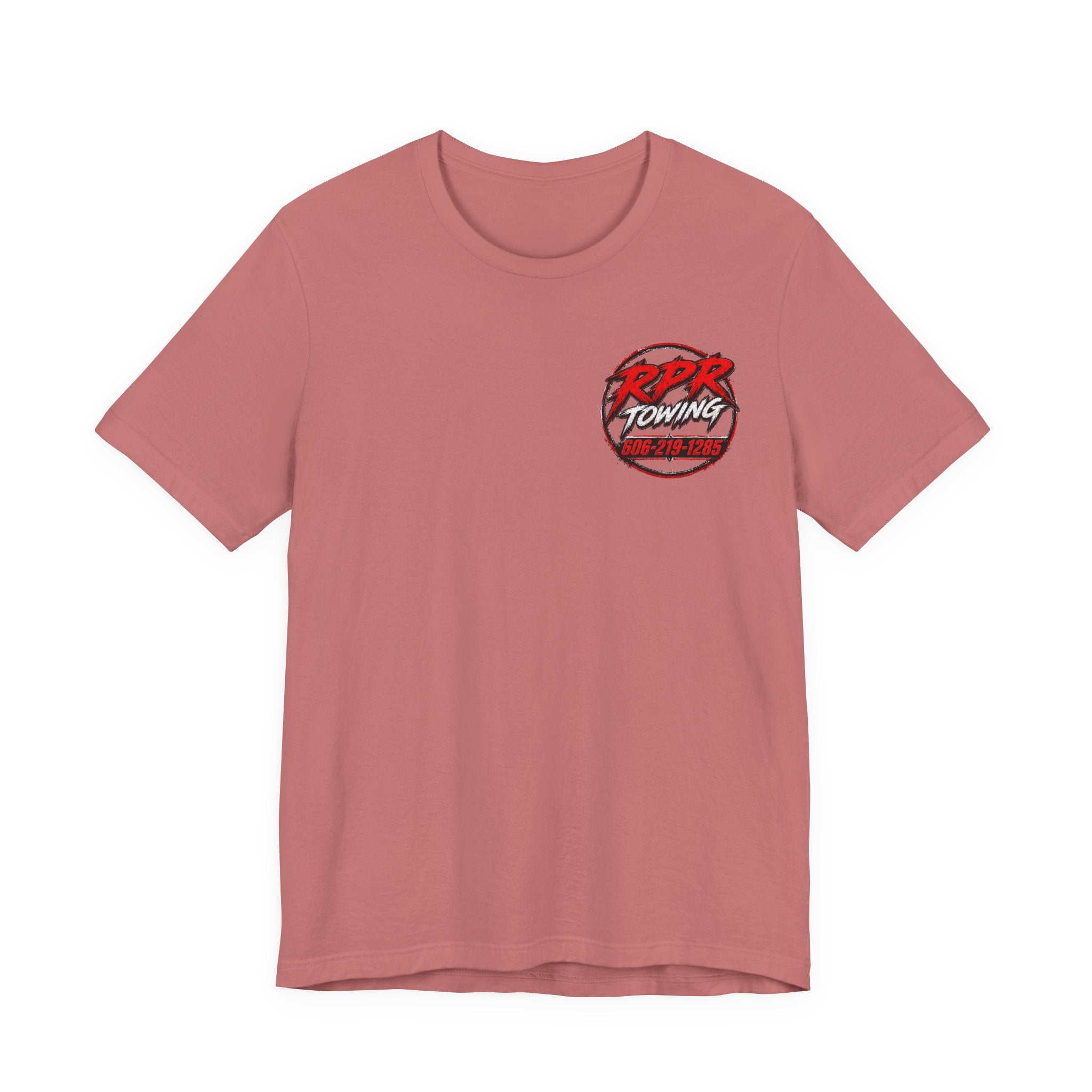 T-Shirt — RPR Towing Vintage Tow Truck Logo Tee (Includes Phone Number)