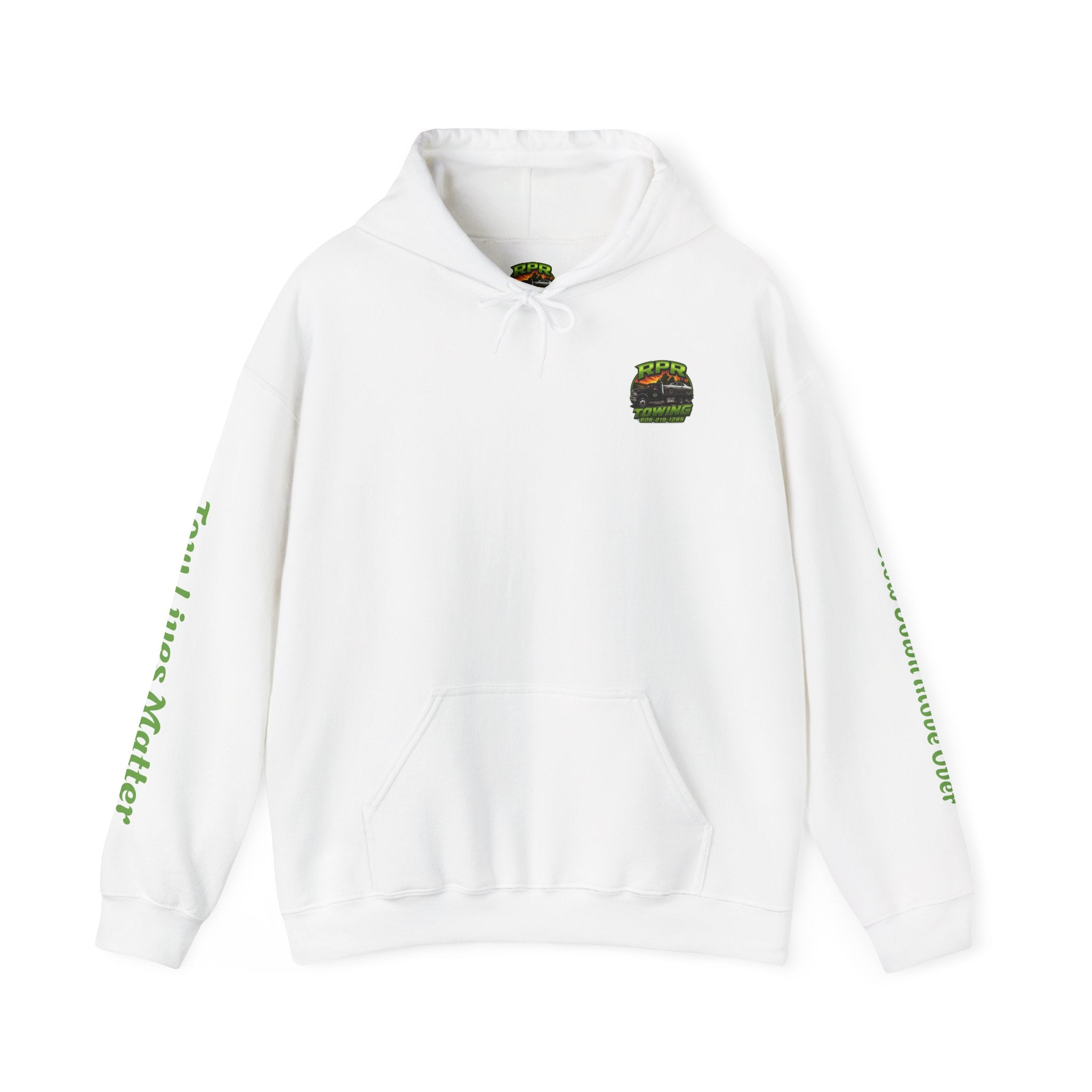 Tow Truck Hoodie — "Tow Lives Matter" RPR Towing Logo Pullover