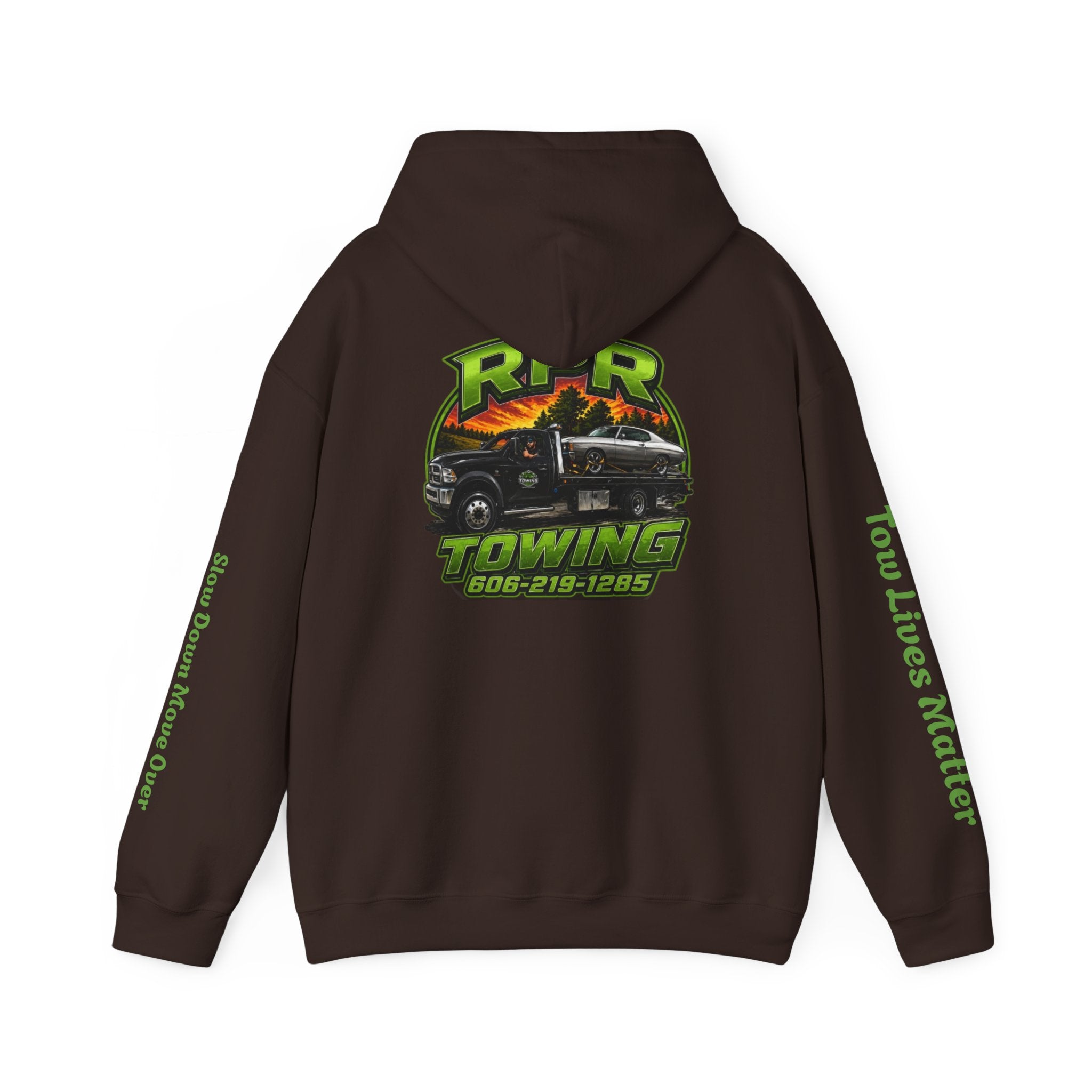 Tow Truck Hoodie — "Tow Lives Matter" RPR Towing Logo Pullover